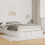 Berkfield Bed Frame White 120 x 190 cm Solid Pine Wood 1