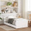 Berkfield Bed Frame with Drawers without Mattress White 90x190 cm Single 1