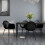 Berkfield Dining Chairs 4 pcs Black PP 1