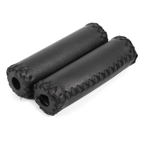 DEWIN Retro Bicycle Handlebar Grips Artificial Leather 1 2