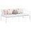 Berkfield Pull-out Sofa Bed Frame without Mattress White Metal 90x200 cm 1