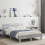 Berkfield Bed Frame without Mattress Concrete Grey 120x190 cm Small Double 1