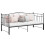 Berkfield Pull-out Sofa Bed Frame without Mattress Black Metal 90x200 cm 1