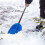 Pá de neve de plástico de 23 polegadas para crianças, leve. 5