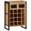 Berkfield Wine Rack for 16 Bottles Solid Wood Mango 1