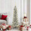 Berkfield Artificial Christmas Tree with 150 LEDs with Stand White 150 cm 1