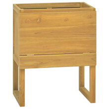 Berkfield Bathroom Cabinet 60x40x75 cm Solid Wood Teak