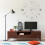 Berkfield 3D Wall Clock Modern Design Silver 100 cm XXL 1