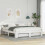 Berkfield Bed Frame with Headboard White 180 x 200 cm Solid Pine Wood 1