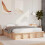 Berkfield Bed Frame Brown 150 x 200 cm Solid Pine Wood 1