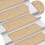 Berkfield Stair Mats 15 pcs 65x21x4 cm Light Brown Rectangular Edge 1