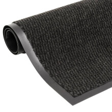 Berkfield Doormat Tufted 60x180 cm Black