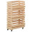 Berkfield Vegetable Trolley 37x30x80 cm Solid Pinewood 1