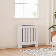 Berkfield Engineered Wood Radiator Cover White 78 cm