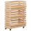 Berkfield Vegetable Trolley 57x30x80 cm Solid Pinewood 1