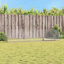 Berkfield Chicken Cage Silver 430 x 100 x 85 cm Galvanised Steel