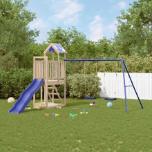 Berkfield Outdoor Playset Solid Wood Pine