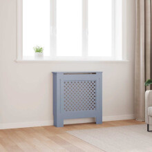 Berkfield MDF Radiator Cover Grey 78 cm