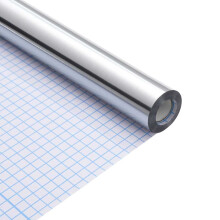 Berkfield Furniture Sticker Silver 90 x 500 cm Plastic
