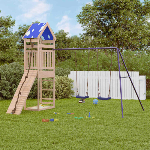 Berkfield Outdoor Playset Solid Wood Pine