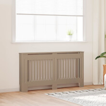 Berkfield Radiator Cover 2 pcs Sonoma Oak 152 x 19 x 81.5cm