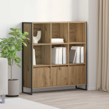 Berkfield Book Cabinet 2 pcs Artisian Oak 99.5 x 30 x 108 cm