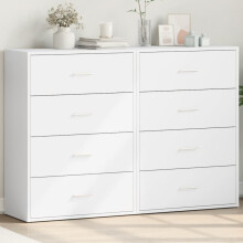 Berkfield Sideboards 2 pcs White 60x31x84 cm Engineered Wood