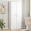 Berkfield Highboard White 70x35x180 cm Engineered Wood 1