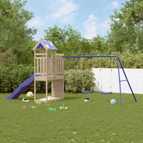 Berkfield Outdoor Playset Solid Wood Pine