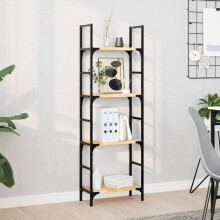 Berkfield Floating Shelves 4 pcs 60x20x2 cm Untreated Solid Wood Acacia