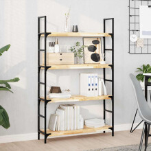 Berkfield Floating Shelf 100x20x4 cm Untreated Solid Wood Acacia