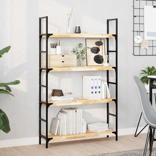 Berkfield Floating Shelf 100x20x4 cm Untreated Solid Wood Acacia