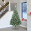 Berkfield Artificial Pre-lit Christmas Tree Green 240 cm PVC 1