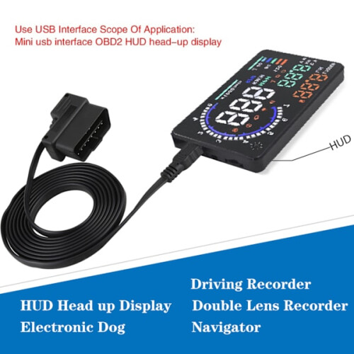 180 cm bil OBDII OBD2EOBD16-bens diagnostisk forlængeradapter til Mini 2