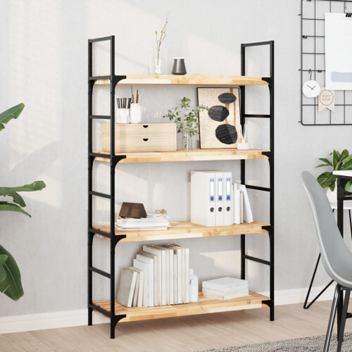 Berkfield Floating Shelf 100x30x4 cm Untreated Solid Wood Acacia