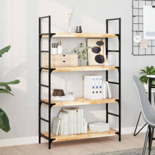 Berkfield Floating Shelves 3 pcs 100x30x4 cm Untreated Solid Wood Acacia