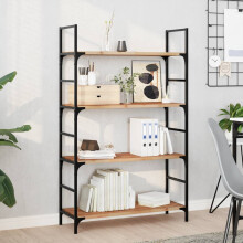 Berkfield Floating Shelves 4 pcs 100x30x2 cm Oil Finished Solid Wood Acacia
