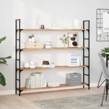 Berkfield Floating Shelf 140x20x2 cm Oil Finished Solid Wood Acacia