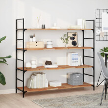 Berkfield Floating Shelf 160x40x2 cm Oil Finished Solid Wood Acacia