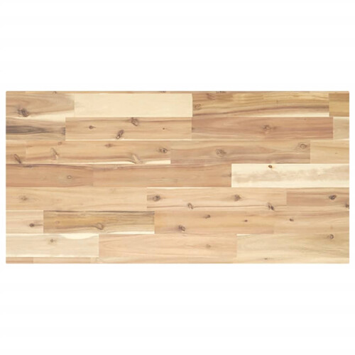 Berkfield Bathroom Vanity Top Untreated 80x40x2 cm Solid Wood Acacia