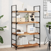 Berkfield Floating Shelves 4 pcs 60x40x4 cm Oil Finished Solid Wood Acacia