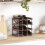 Berkfield Wine Rack for 12 Bottles Brown Solid Wood Pine 1