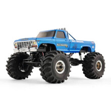 FCX24 Max Smasher V2 1/24 RC Monster Truck 4WD Offroad with TwoSpeed Transmission Blue RTR