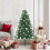Berkfield Artificial Pre-lit Christmas Tree Green 150 cm PVC 1