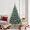 Berkfield Artificial Pre-lit Christmas Tree Green 180 cm PVC 1