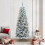 Berkfield Artificial Christmas Tree with 300 LEDs with Stand White 210 cm 1