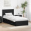 Berkfield Bed Frame Black and Silver 75 x 190 cm Engineered Wood 1