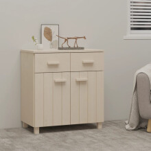 Berkfield Sideboard HAMAR Honey Brown 79x40x80 cm Solid Wood Pine