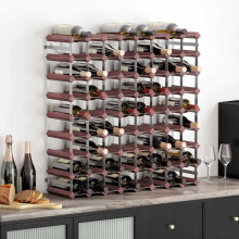 Berkfield Wine Rack for 72 Bottles Brown Solid Wood Pine