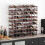Berkfield Wine Rack for 72 Bottles Brown Solid Wood Pine 1